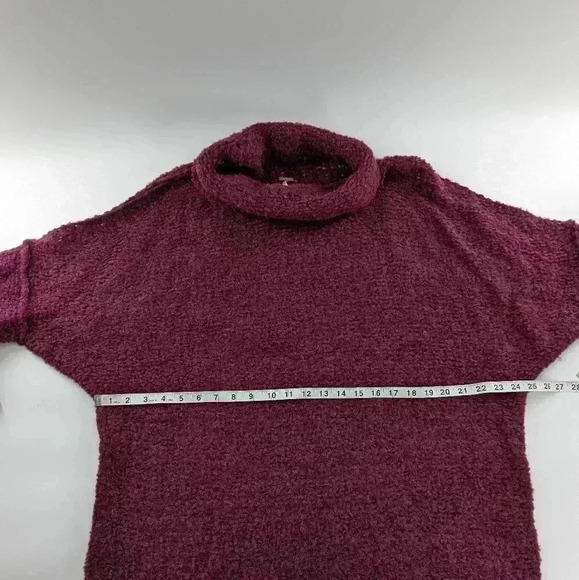 Free People She's All That Knit Alpaca Blend Turtleneck Sweater Women's Medium - Picture 11 of 11